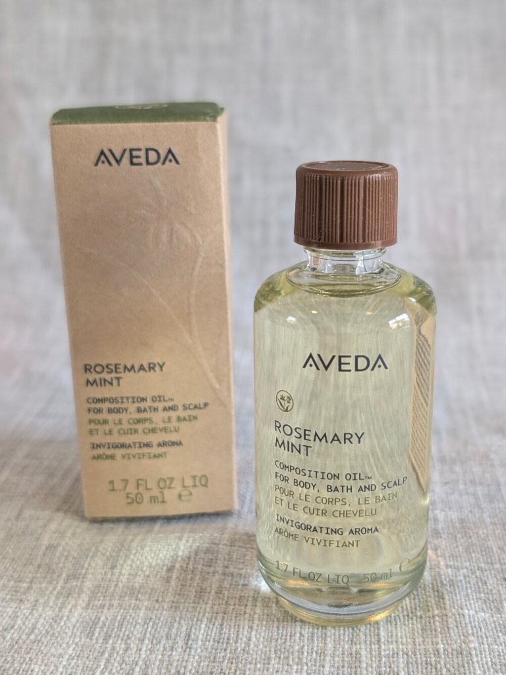 Aveda Rosemary Mint Composition Oil For Body, Bath, and Scalp Vegan 1.7 oz NEW